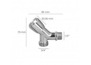 Grifo Lavadora Sencillo Entrada 1/2" - Salida 3/4" Grifo Lavadora, Grifo Lavavajillas, Grifo De Paso