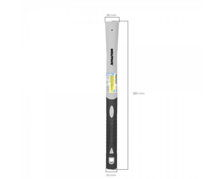 Mango Fibra Vidrio Para Alcotana Ojo Oval 38 cm. Mango Bimaterial Absorve Vibraciones