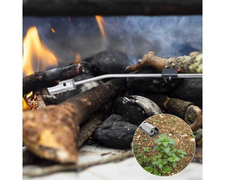 Soplete Quemar Hierba Con Encendido Piezoelectrico Funcionamiento Con Cartucho Gas
