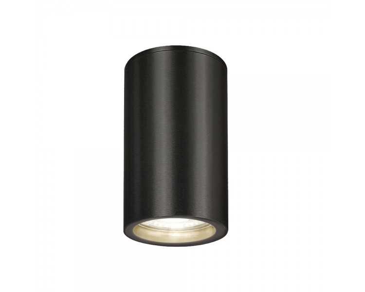 Lampara Techo Foco Gu10 Ip65 Negro Aplique Techo, Luz Jardín, Lámpara Jardín, Luz Exterior, Aplique Jardín