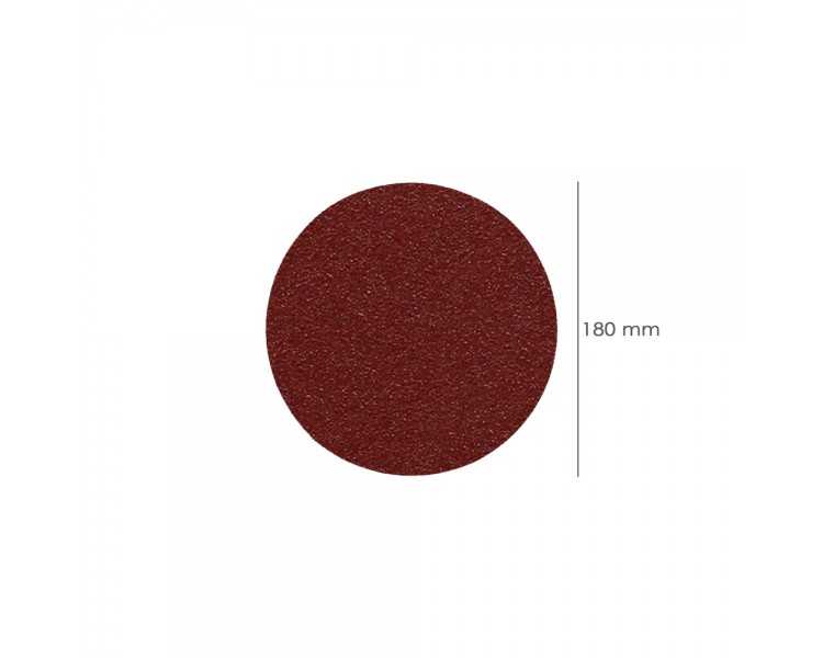 Lija Recambio Velcro Amoladora Ø 180 mm. Grano  80 (10 Piezas)