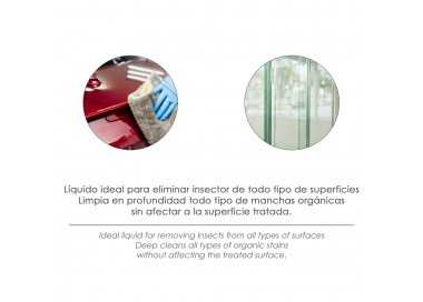Elimina Insectos / Excrementos Pajaros Para Cristal / Lunas Parabrisas Coches 750 Ml. Insect Remover
