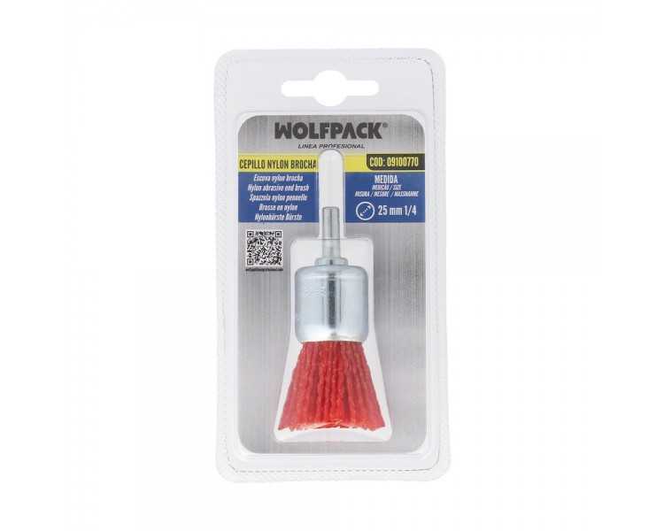 Cepillo Nylon Brocha Ø 25 mm. Cepillo De Lijado Nailon. Cepillo Para Taladro De Nailon, Cepillo De Alambre Abrasivo De Nailon