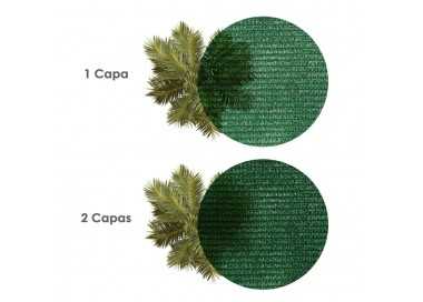 Malla Sombreo Rollo 1,5 x 10 Metros, Reduce Radiación, Protección Jardín y Terraza, Regula Temperatura, Color Verde Claro