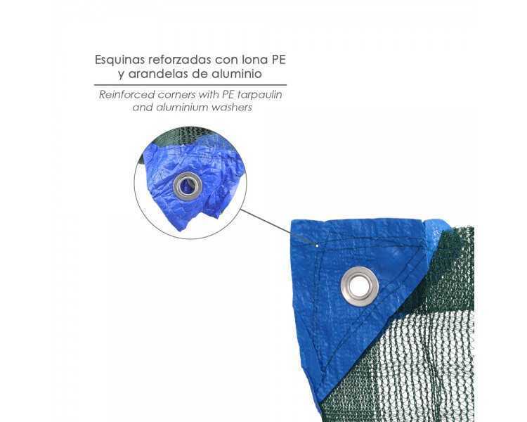 Mantas Aceituna 4 x 8 Metros. Multiusos 100% Hdpe Gramaje 90 Gr/m2. Reforzada, Con Ojales, Mantos Aceituna, Fardos Aceituna,