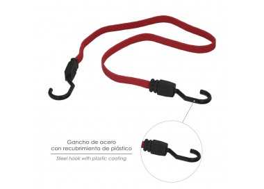 Pulpo De Goma Plano Reforzado 1,0 Metro (2 Unidades) 100% Latex, Capacidad Amarre 200 Newtons Gomas Elasticas, Cuerda Elastica,