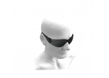 Gafas Proteccion Con Patillas Flexibles Certificación EN166. Lente Color Gris. Gafas Protección Gafas Trabajo