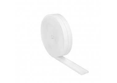 Burlete Espuma Blanco Rollo 8 metros. x 15 mm. Auto Adhesivo Protege Frio, Corrientes Aire, Humedad. Burlete Puerta y Ventana