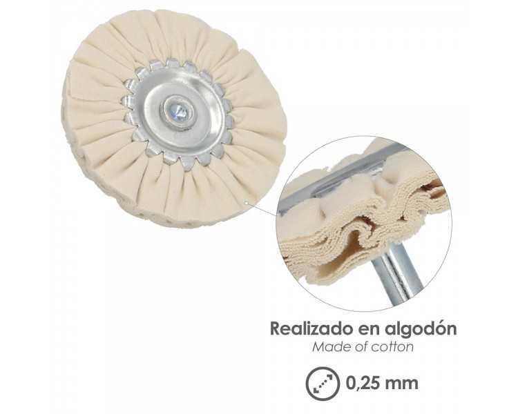Disco Pulidor De Tela Para Taladro Ø 80mm.