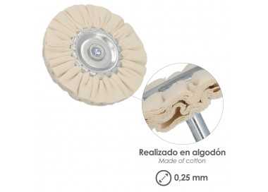 Disco Pulidor De Tela Para Taladro Ø 80mm.