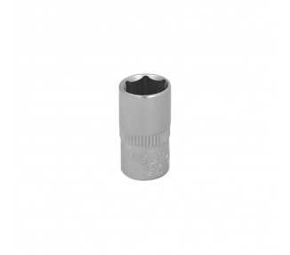 Llave Vaso 1/4" Hexagonal 10 mm. Perfil de 6 caras. Acero Cromo Vanadio, Aristas Redondas