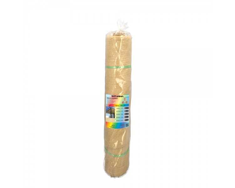 Malla Sombreo Rollo 3.0 x 50 metros, Reduce Radiación, Protección Jardín y Terraza, Regula Temperatura, Color Beige