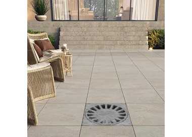 Sumidero Sifónico Pvc  15x15 cm. Salida De Ø 75 / 50 mm. desagüe, Desaguadero, Tragadero, Alcantarilla,