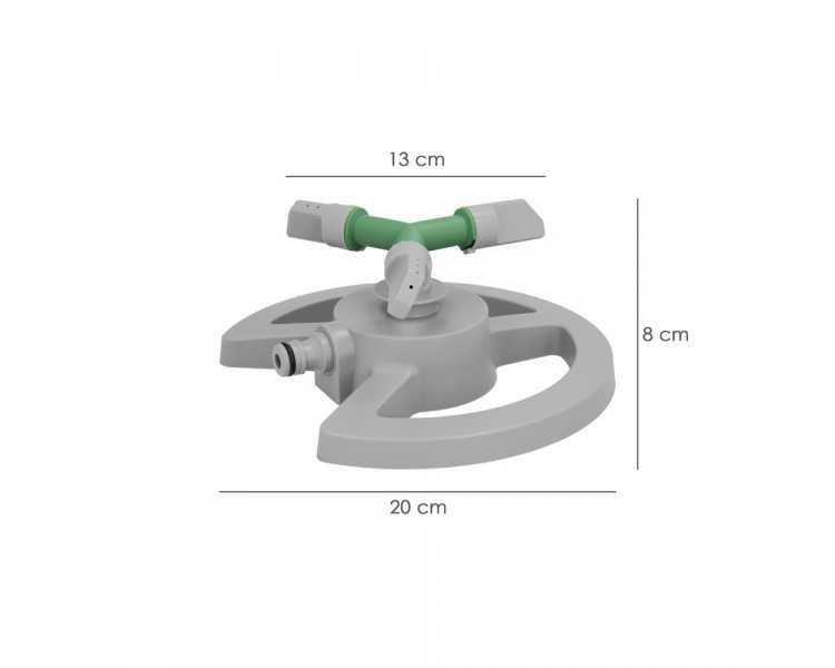 Aspersor Plastico Giratorio 3 Brazos.