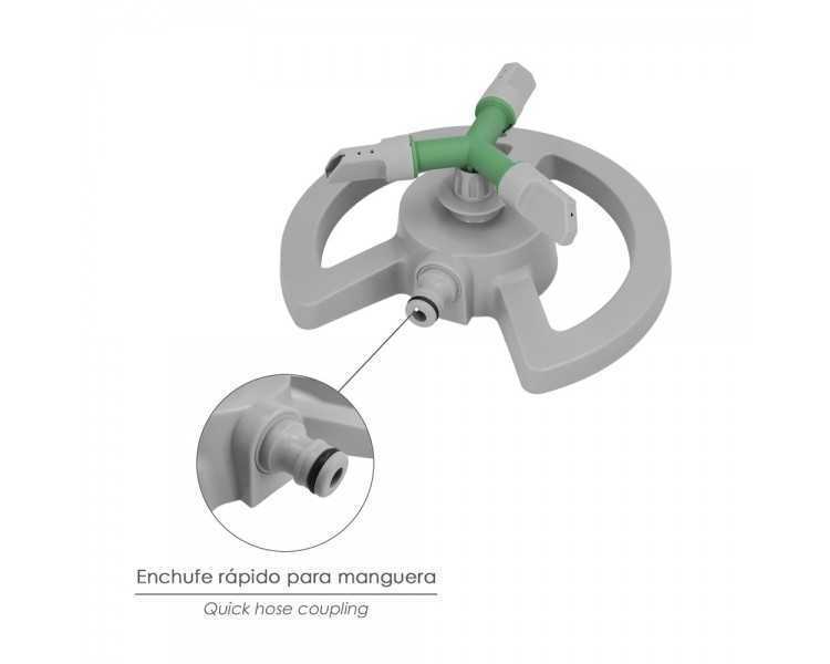 Aspersor Plastico Giratorio 3 Brazos.