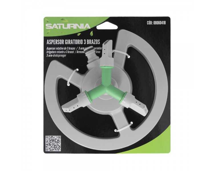 Aspersor Plastico Giratorio 3 Brazos.