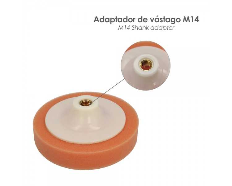 Disco Pulidor Esponja M-14  125mm.