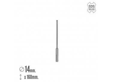 Broca Sds Plus 8 Filos Cortantes Especial Para Hormigon Armado Ø 6 x 160 mm. Broca Paredes, Broca Cimientos, Broca Muros