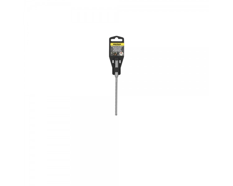Broca Sds Plus 8 Filos Cortantes Especial Para Hormigon Armado Ø 6 x 160 mm. Broca Paredes, Broca Cimientos, Broca Muros
