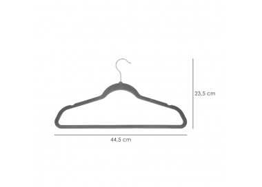 Percha Terciopelo 445 mm. (Pack 10 Piezas)