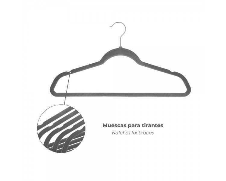 Percha Terciopelo 445 mm. (Pack 10 Piezas)