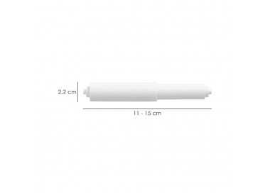 Eje Portarrollos Papel Higienico Ø 22 mm x 110 - 150 mm.