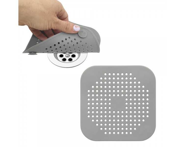 Protector Desagüe Silicona Cocina Baño 145 x 145 mm.