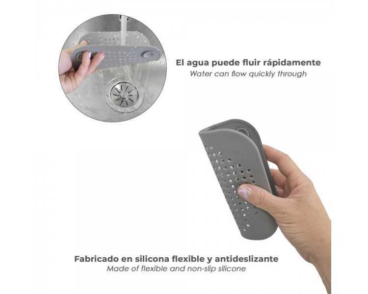 Protector Desagüe Silicona Cocina Baño 145 x 145 mm.