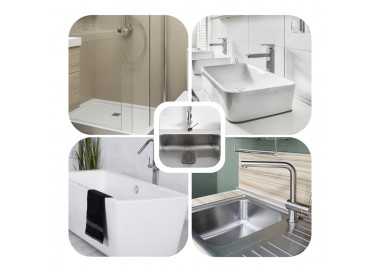 Protector Desagüe Silicona Cocina Baño 145 x 145 mm.