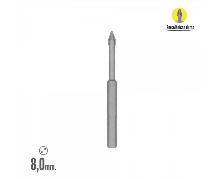 Broca Porcelanicos Duros Ø 8,0 mm.