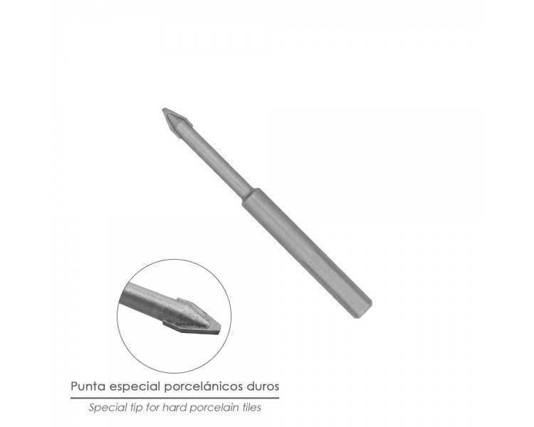 Broca Porcelanicos Duros Ø 8,0 mm.