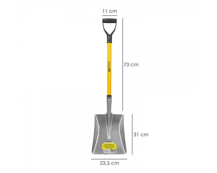 Pala Nieve  Aluminio Mango Fibra De Vidrio Con Anilla