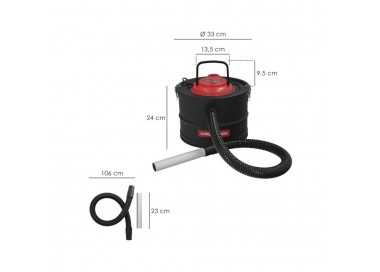 Aspirador Cenizas Wolfpack 1200 Watt. 15 Litros