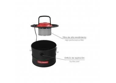 Aspirador Cenizas Wolfpack 1200 Watt. 15 Litros