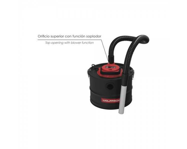 Aspirador Cenizas Wolfpack 1200 Watt. 15 Litros