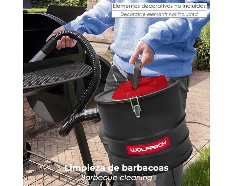 Aspirador Cenizas Wolfpack 1200 Watt. 15 Litros
