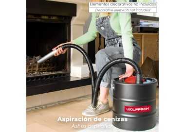 Aspirador Cenizas Wolfpack 1200 Watt. 15 Litros