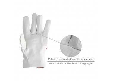 Guantes Piel / Lona Con Colgador 8" Guantes De Trabajo, Guantes De Protección (Par) Guantes Piel / Lona Con Colgador 8" Guantes De Trabajo, Guantes De Protección (Par)