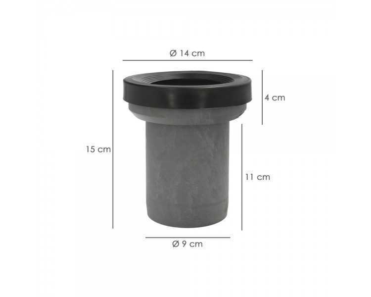 Manguito Inodoro PVC Recto Ø 90 mm