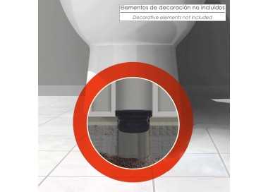 Manguito Inodoro PVC Recto Ø 90 mm