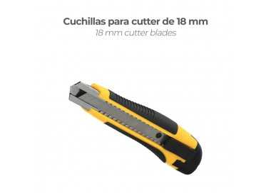 Hoja Cutter 18 mm. (Estuche 10 Piezas) Acero Sk5