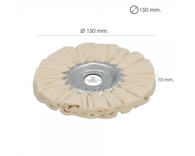 Disco Pulidor De Tela Para Amoladora / Esmeriladora Ø 150 mm.