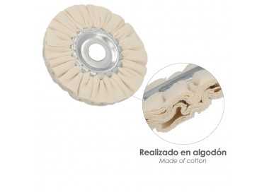 Disco Pulidor De Tela Para Amoladora / Esmeriladora Ø 150 mm.