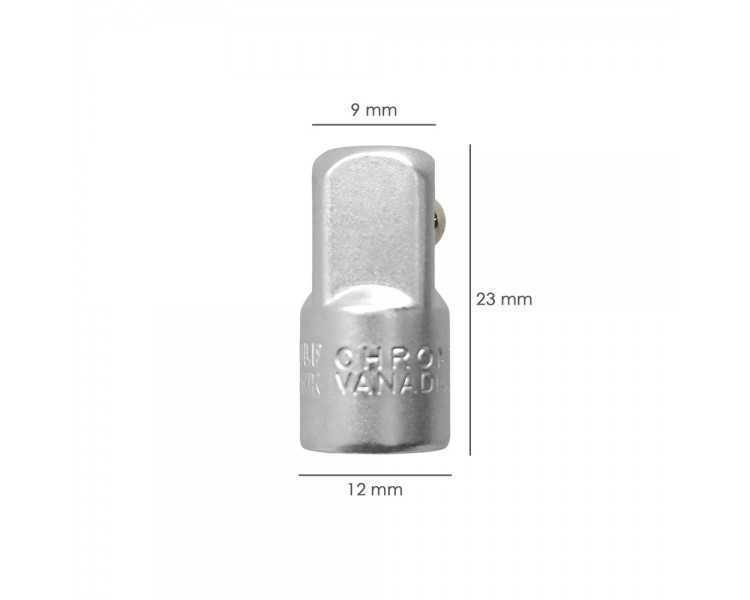 Adaptador Aumentador 1/4" Hembra 3/8" Macho