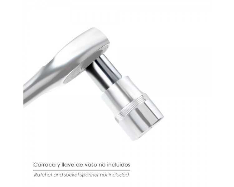 Adaptador Aumentador 1/4" Hembra 3/8" Macho