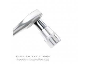 Adaptador Aumentador 1/4" Hembra 3/8" Macho