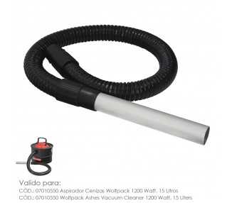 Tubo Con Lanza Para Aspirador De Cenizas Aspirador Cenizas Wolfpack 1200 Watt. 15 Litros (Codigo 07010550)