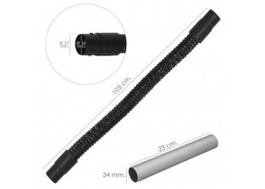 Tubo Con Lanza Para Aspirador De Cenizas Aspirador Cenizas Wolfpack 1200 Watt. 15 Litros (Codigo 07010550)