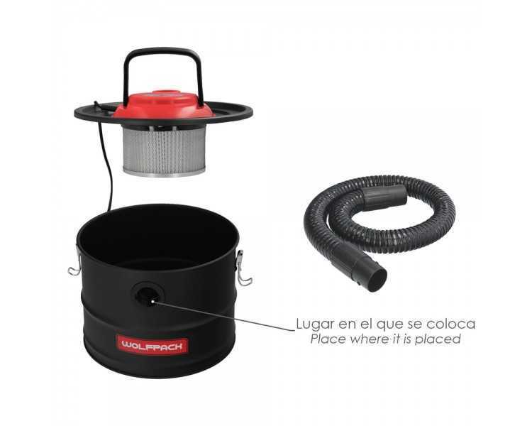 Tubo Con Lanza Para Aspirador De Cenizas Aspirador Cenizas Wolfpack 1200 Watt. 15 Litros (Codigo 07010550)