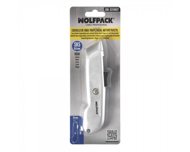 Cutter Autoretractil Con Hoja Acero Sk5 Carcasa De Aluminio Diseño Ergonomico, Cuchillo Seguridad, Cutters Seguridad,